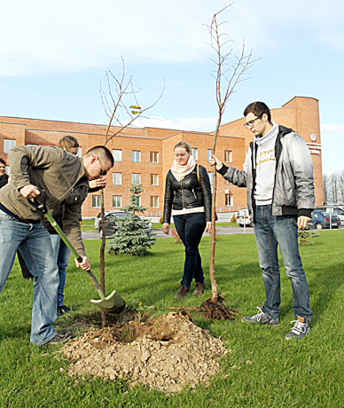 „Saulėtos šeimos“ parkelyje – 15 naujų liepaičių
