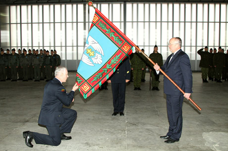 Aviacijos bazėje surengtos dvi ceremonijos