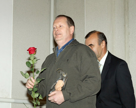 Angelo sargo skulptūrėlė įteikta pilietiškam šiauliečiui