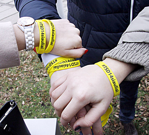 Šventė trijų mokyklų studentai