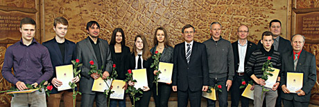 Pagerbti sportininkai