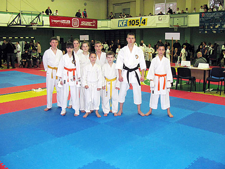 Karatė sportininkai siekė pergalių