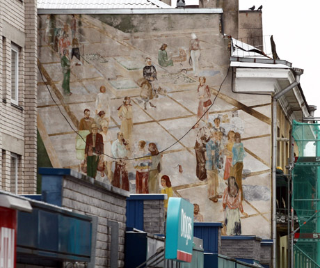 Istorinį piešinį naikina renovacija