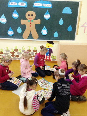 Vaikus pratino būti švarius