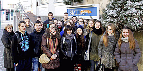 Linkuvos gimnazistai lankėsi redakcijoje