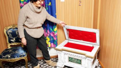 Meistro rankomis sukurtas ir karališkas sostas