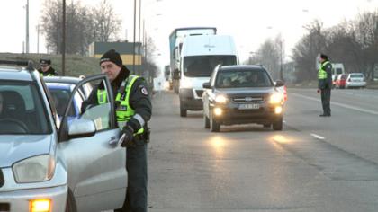 Po­li­ci­jos rei­do me­tu nu­sta­ty­ta ir šiurkščių pa­žei­di­mų