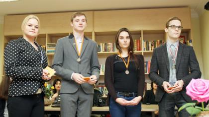 Pagerbti rusų kalbos olimpiadų ir konkursų prizininkai